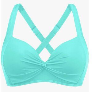 NWT Aqua Bathing Suit Top Size L
